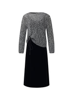 Cotton Blend Sweater And Strap Dress Two-Piece Set GOELIA