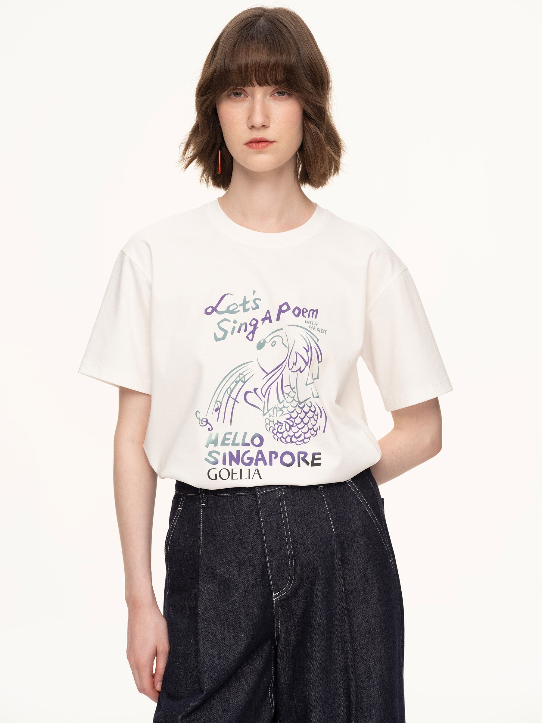 100% Cotton Heady Print Unisex T-Shirt GOELIA