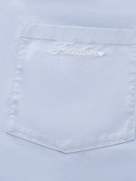 100% Cotton Letter Embroidered Women Oversized Shirt GOELIA