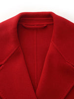 Cashmere Wool Double-Faced Women Wrap Overcoat GOELIA