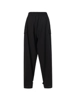 Machine Washable Wool Blend Unisex Straight Leg Pants GOELIA