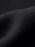 100% Machine Washable Wool Mock Neck Women Knit Top GOELIA