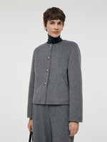 Alpaca Wool Double-Faced Women Jacket GOELIA