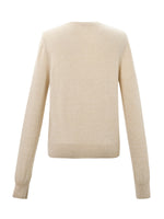 [Preview] Cashmere Shimmer Pearl Buttons Women Cardigan GOELIA