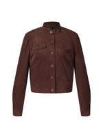 Faux Suede H-Line Women Jacket GOELIA