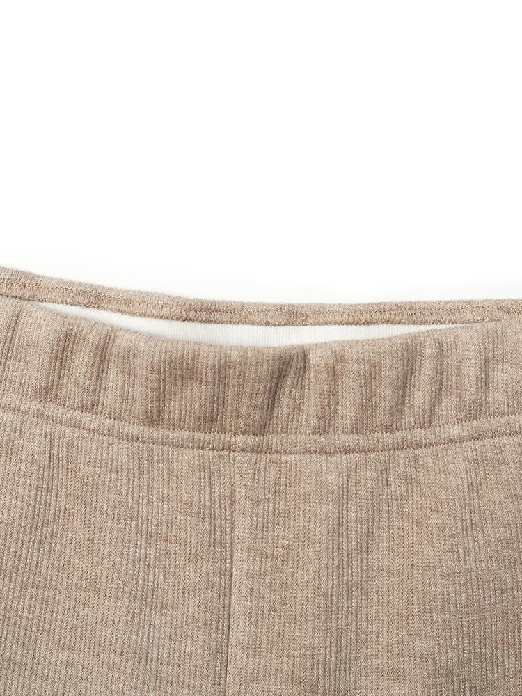 Knit Straight Full Length Pants GOELIA