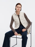 Lightweight Packable Zip-Up Women Goose Down Vest GOELIA