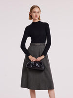 Machine Washable Wool Seamless Women Sweater GOELIA