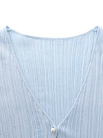 Cotton H-Line Women V-Neck Cardigan GOELIA