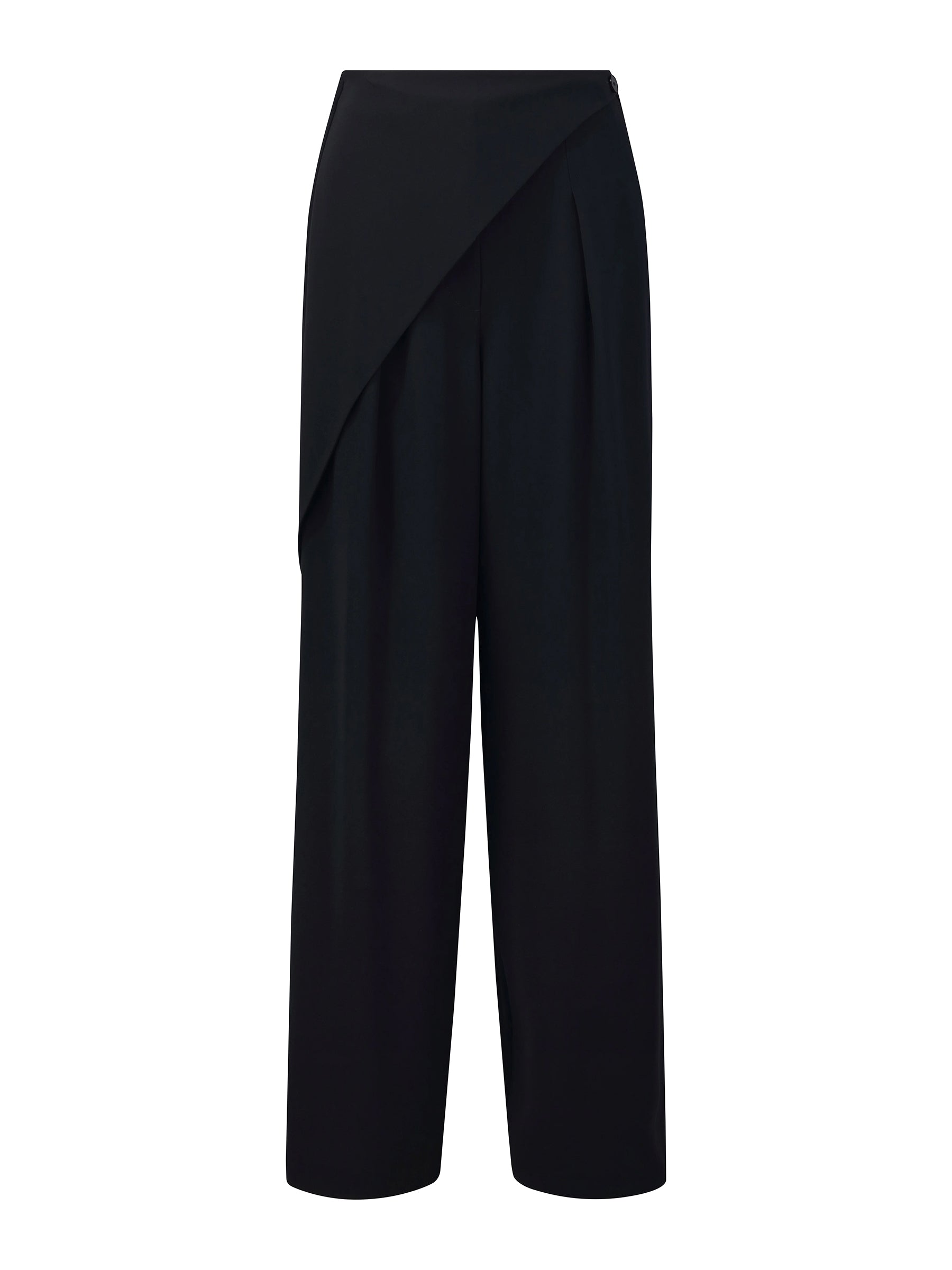[Preview] Acetate Blend Women Wide Leg Pants GOELIA