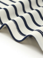 Off Shoulder Striped Slim Top GOELIA