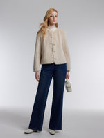 [Preview] Eco-friendly Faux Fur Textured Women Coat GOELIA