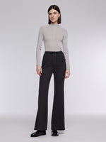 [Preview] Drawstring Waist Stretch Women Flared Pants GOELIA