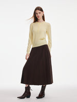 100% Cashmere Seamless Women Sweater GOELIA