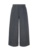[Preview] Cashmere Wool Blend Women Ankle-Length Pants GOELIA