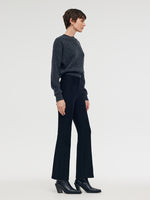 Fleece Lined Micro-Flared Ankle Length Women Pants GOELIA