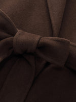 100% Wool Double-Faced Women Wrap Overcoat GOELIA