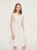 Jacquard Sleeveless Women Mini Dress GOELIA
