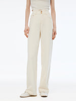 Denim High Waisted Women Loose Fit Straight Jeans GOELIA