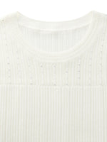 Lyocell Blend Rhinestone Women Knit Tank Top GOELIA