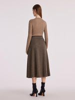 Machine Washable Wool Seamless Women Sweater GOELIA