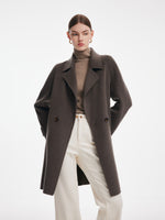 [Preview] Luxurious 100% Baby Cashmere Double-Faced Women Coat GOELIA