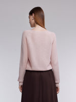 100% Cashmere Sequins Women Sweater GOELIA