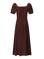 [Preview] 10.5 MM Mulberry Silk Square Neck Women Maxi Dress GOELIA