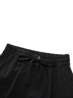 Machine Washable Wool Blend Unisex Straight Leg Pants GOELIA