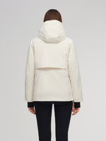 Drawstring Waist Unisex Hooded Goose Down Coat GOELIA