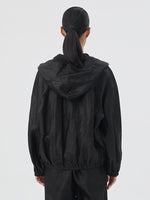 18 Momme Xiang Yun Silk Zippered Women Jacket GOELIA