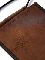 Dual-Color Gambiered Canton Gauze Crossbody Phone Bag GOELIA