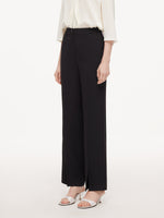 Four-Way Stretch Front Slit Women Micro-Flared Pants GOELIA