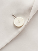 Acetate Blend 3/4 Sleeve Women Blazer GOELIA