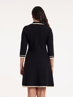 Tencel Blend Women Knit Mini Dress GOELIA