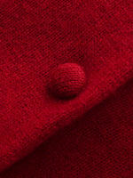 100% Wool Sheep Embroidered Women Cardigan GOELIA