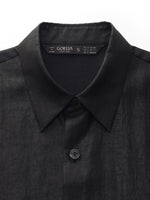 16MM Xiang Yun Silk Unisex 3/4 Sleeves Oversized Shirt GOELIA