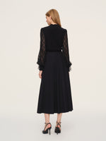 Cashmere Wool Blend Stretch Women Skirt GOELIA