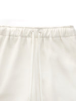 [Preview] Straight Leg Drawstring Waist Women Knit Pants GOELIA