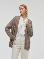 Wool Blend Single-Breasted Women Cardigan GOELIA