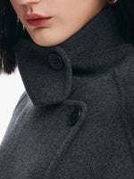 [Preview] 100% Merino Wool Double-Faced Women Short Coat GOELIA
