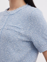 Frayed Edge Women Knit Top GOELIA