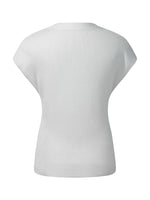 [Preview] Lyocell Wool Blend Tie Front Women Knit Top GOELIA