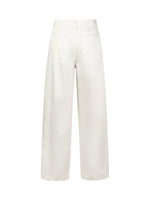 Lyocell Cotton Blend Denim Women Curved-Leg Jeans GOELIA