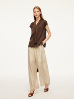 22MM Mulberry Silk Tie Neck Women Blouse GOELIA