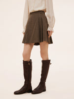 Plaid A-Line Pleated Women Skirt GOELIA