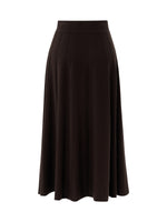 100% Merino Wool Women A-Line Skirt GOELIA