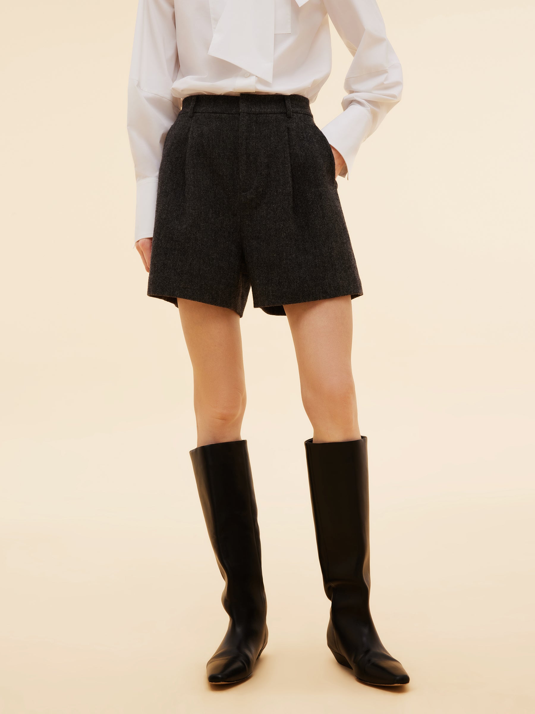 [Preview] 100% Washable Wool Women Shorts GOELIA