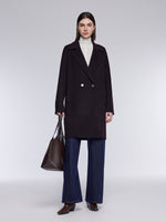 [Preview] Cashmere Wool Blend Double-Faced Women Coat GOELIA