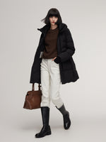 Thermal Tech Back Hooded Goose Down Coat GOELIA